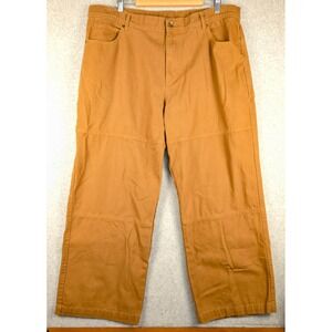No‎ Boundaries Carpenter Baggy Pants Double Knee Brown Tan 40x31 (Fits (42x29)